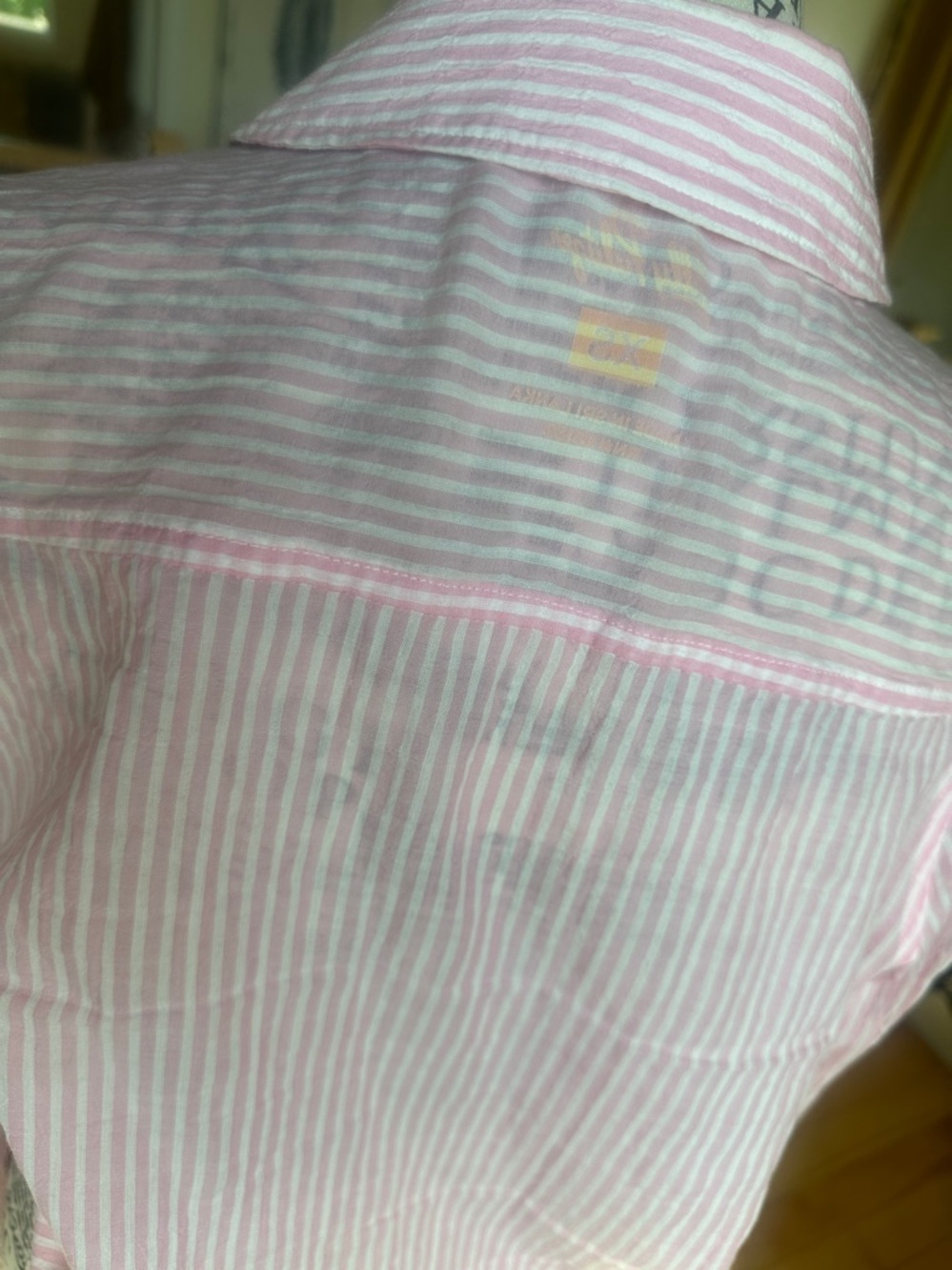 Lilly Pulitzer Pink and White Striped Shirt - Picture 10 of 12